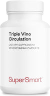 Triple Vino Circulation | Against Heavy Legs, Varicose Veins and Venous Insufficiency | Venous and Blood Circulation | Red Vine Polyphenols | Vegan |