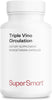 Triple Vino Circulation | Against Heavy Legs, Varicose Veins and Venous Insufficiency | Venous and Blood Circulation | Red Vine Polyphenols | Vegan |