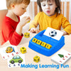 Educational Toys for 3 4 5 Year Olds kids Gifts, Matching Spell Game Toys, Letter Recognition Spelling and Reading Learning Montessori Toys for 2 3 Year Olds