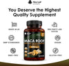 Maca Root Capsules with KSM Ashwagandha and Ginseng - 180 High Strength 6000mg Capsules Maca Root + Ashwagandha KSM-66, Panax Ginseng & Black Pepper - Vegan Capsules Made in The UK