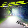 Torch LED Torches Super Bright,3300 Lumens Adjustable Focus Flashlight for Dog Walking Hiking Emergency