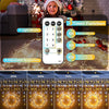 Icicle Outdoor Christmas Lights 10M - Warm White LED Xmas Icicle Light Outside Lighting Connectable House Lights 8 Mode Remote