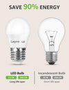 E27 Screw Bulb, Warm White 2700K E27 LED Light Bulbs, 2.5W (25W Equivalent) Energy Saving, Non Dimmable G45 Golf Ball LED Edison Bulb, 250 Lumen, Pack of 5