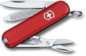 , Classic SD, Swiss Army Pocket Knife, Small, Multi Tool, Camping, 7 Functions, Blade, small, Nail file, Screwdriver 2.5 mm