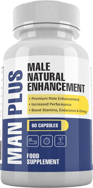 Man Plus Male Natural Enhancement 60 Capsules