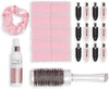 Plex Heat Protect Blowout Gift Set, 6 Product Set with Bag, Contains Hair Accessories & Styling Spray