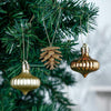 Christmas Baubles,45pcs 3-5cm Woodland Copper and Gold Christmas Ball Ornaments for Christmas Tree Decorations