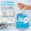 Collagen Face Mask, Bio Collagen Face Mask, Collagen Mask, Collagen Mask Overnight for Deep Hydrate, Brighten, Shrink Pores, Elasticity Improvement, Reduce Fine Lines & Wrinkles(4PCS)