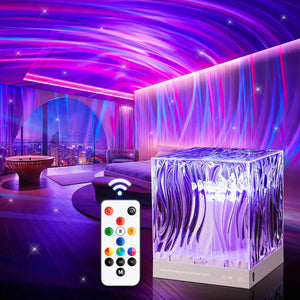 Sensory Lights+162 Modes, 10 Brightness Northern Lights Projector+Remote, Quiet Night Light Projector for Bedroom Lights, Projector Light, Mood Lighting Ambient Lighting, Lamp for Bedroom Galaxy Light