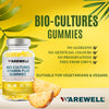 UK Premium Quality Probiotics Bio-Cultures 375 Million CFU with Vitamins C & B-Complex Gut Health for Men Women 150 Pineapple Flavour -75 Days