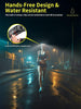 LED Rechargeable Headlamp, 230°Wide Angle 2 Pack 3*White Light Lightweight HeadLamps Motion Sensor Waterproof Headlight for Camping Hiking Outdoor (White)