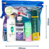 On The Go - Travel Toiletries Set for Women - Travel Essentials for Flying - Collection of Diverse Beauty, Health, and Hygiene Products - Compact and Handy Kit - TSA Approved - 21 Pcs Women Travel Kit