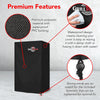 Heavy Duty BBQ Smoker Cover for Outdoor Grill – Waterproof, Weather Resistant, UV & Fade Resistant with Adjustable Straps – Gas Grill Cover for Weber, Charbroil (58L x 43W x 99H cm)