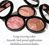 Baked Blush-n-Bronze Marbleized 2-in-1 Sculpting Bronzer Blush - Ginger Bronze - Contour Face with a Radiant Flush