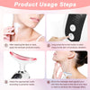 Electric Face Massager, Beauty Device for Face and Neck, Anti-Wrinkle Face Device with 3 Llight Modes, for Skin Lifting and Tightening, Neck Wrinkle Removal, Vibration Massage Neck Face Toning Firming