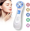 Face Massager LED Light Therapy Beauty Device Ultrasonic 6 in 1 Facial Massager Electric EMS Microcurrent Face Lift Device for Skin Tightening Anti Aging