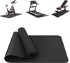 Treadmill Mat, Exercise Equipment Mat Heavy-Duty Protective Floor Mat for Under Stationary Bike, Spin Bike, Fitness Equipment, 180cm x 75cm, Black