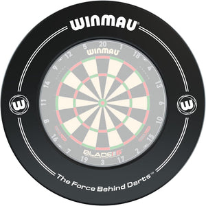 Black Printed Dartboard Surround