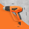 Heat Gun - 2000W 350℃ & 550℃ Paint Stripper, Hot Air Gun w/ 2 Temperature Settings, Overload Protection, 1.5s Fast Heating, 5 Nozzles - Heat Gun for Paint Stripping, Shrinking PVC, Crafts