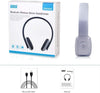 On Ear Wireless Bluetooth Headphones with Microphone -  EP636 - Bluetooth Version 4.1 + EDR, Lightweight Engineering NFC One Tap to Connect for Android and Apple - Silver