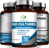 60 Billion CFU Bio Cultures Probiotics with Prebiotics 30 Capsules Multi Strain Advanced Formula for Men and Women by