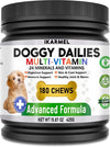 Doggy Dailies | Vitamins Supplements For Dogs | Skin & Coat | Probiotics + Joint Support 24 Vitamins & Minerals puppy to Senior Multivitamin