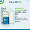 Thealoz Duo Eye Drops - Rapid & Long-Lasting Relief for Dry, Tired & Sore Eyes | Gentle, Preservative-Free Formula | Suitable for Contact Lens Wearers | Pack of 2 x 10ml (600 Drops)