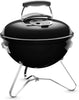 Smokey Joe Original Charcoal Grill, Ø 37cm Grill Area, Portable BBQ Grill, Porcelain-Enamelled Lid & Bowl - Black (1111004)