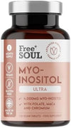 Myo-Inositol Ultra Supplement – 4,000mg Myo-Inositol, 200ug Folate, 100ug Chromium Plus 10,000mg Maca for Women – Supplements for Women, Vegan & Gluten-Free – 120 Tablets