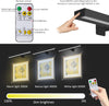 Wireless Picture Light with Remote, Rechargeable Painting Light, 16'' Art Battery Display Lamp Dimmer Timer, 3 Modes Magnetic Wall Light for Artworks Dartboard- 2Pack