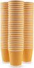 100x 10oz Disposable Paper Coffee Cups, FSC® Certified, Fully Compostable, Strong Triple-Wall Brown Paper Cups, for Hot Drinks, Heat-Resistant Ripple Design, Takeaway Coffee Cups, Party