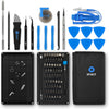 Pro Tech Toolkit, Repair Tool-Set with 64 Precision bits (4 mm), Magnetic Screwdriver & Opening Tools to Open and Repair Electronic Devices