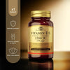 Vitamin D3 (Cholecalciferol) 2200 IU (55 µg) Vegetable Capsules - Pack of 100 - Healthy Bones and Teeth - Supports Immunity and Muscle Function - Vegetarian