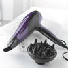 Hair Dryer Ionic (Powerful, Fast Professional Styling, Diffuser, Concentrator, Ionic Conditioning for Frizz Free Hair, 3 Heat / 2 Speed Settings, Cool Shot, 2200W, Purple) D3190