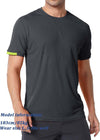 3 Pack Men T Shirts Running T Shirts for Men Gym Men's T Shirts Sport Tops for Men Dry-Fit Athletic T Shirts Breathable Activewear Shirts Work Shirt Muscle Fit Shirts Multipack