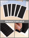 240Pcs Double Sided Hair Tape - Hair Extension Tape Tabs Replacement Tape for Hair Extensions Lace Wig Hairpiece Toupee Hair Weft (Black)