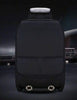 FULL SET Black Car Seat Covers Universal Deluxe Waterproof PU Leather Dog Pet Protectors Cushion Adjustable Removable Auto Seat Cushions Padded