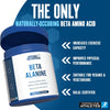 Beta-Alanine Amino Acid Pre Workout Powder 3000mg per Serving Enhances Training Duration & Physical Performance Gluten Free, Suitable for Vegans (300g - 100 Servings) (Unflavoured)