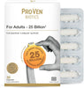 Pro-Ven Probiotics Adult Digestive Supplement Acidophilus & Bifidus 25 Billion CFU Capsules Multi-Strain High Strength Friendly Bacteria 30 Capsules - UK Made