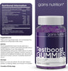 Testboost Gummies for Men - Natural Testosterone Supplement - Zinc and Magnesium Booster with Maca & Fenugreek - Natural Grape Flavoured, Suitable for Vegans