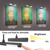 Rechargeable Picture Light with Remote, LED Display Lamp 13 Inches Rotatable Light Head with 3 Lighting Modes for Portrait Arts Paintings Brightness Dimmable and Timer OFF180 Lumens