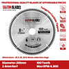 Saxton TCT Circular Fine Cutting Wood Saw Blade 210mm x 30mm x 100T Compatible with Festool Bosch Makita Dewalt