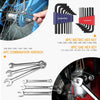 Tools Kit for Home Repair 156PC with Tool Bag, DIY Hand Tool Set - Including Pliers Set, Hex Key Set, Wrench Spanner, Screwdriver Bits, Precision Screwdriver, Hammer