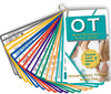 Occupational Therapy Reference Pocket Guide - Must Have OT Resource, 32 Pages OT Quick Tips for OT Student Occupational Therapist Gifts, 17 Cards Perfect Pocket Sized 3"×5" - General Adult Rehab Set