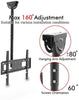 Ceiling TV Mount Bracket - Tilt & Swivel Ceiling Mount for 32-70 inch LED LCD HDTV - Supports up to 110 lbs - VESA 600x400mm