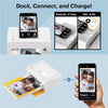 Dock Plus 4PASS Instant Photo Printer (4x6) + Initial 10 Sheets + 80 Sheets Bundle