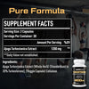 Turkesterone Supplement 1200mg Ajuga Turkestanica Extract - High Strength, Standardized to 20% Turkesterone, Muscle Growth & Strength - Vegan, Free from Soy, Additives