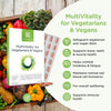 Multivitamin for Vegetarians & Vegans, 120 Tablets | Winner Vegan Choice Awards | Promotes Immune Health & Energy Levels | Supports Bones, Teeth & Muscles | with Calcium, Iron & Zinc