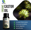 Relieve Pain & Stress with Castor Oil Pack | Detoxify & Revitalise | 3-Layer Bamboo Cotton | Reduce Inflammation | Deep Tissue Healing | Oil Leak-Proof - Castor Oil Included