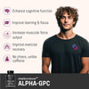 Alpha GPC 600MG in One Capsule | 60 Capsules = 60 True Servings | >99% Pure α-GPC | Lab Tested | Choline Supplement | Nootropic for Brain Support, Focus, Memory, Mood & Energy | 100% Natural & Non-GMO